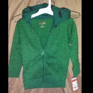 Kids BOGO Mix-N-Match Toddler green hooded sweater